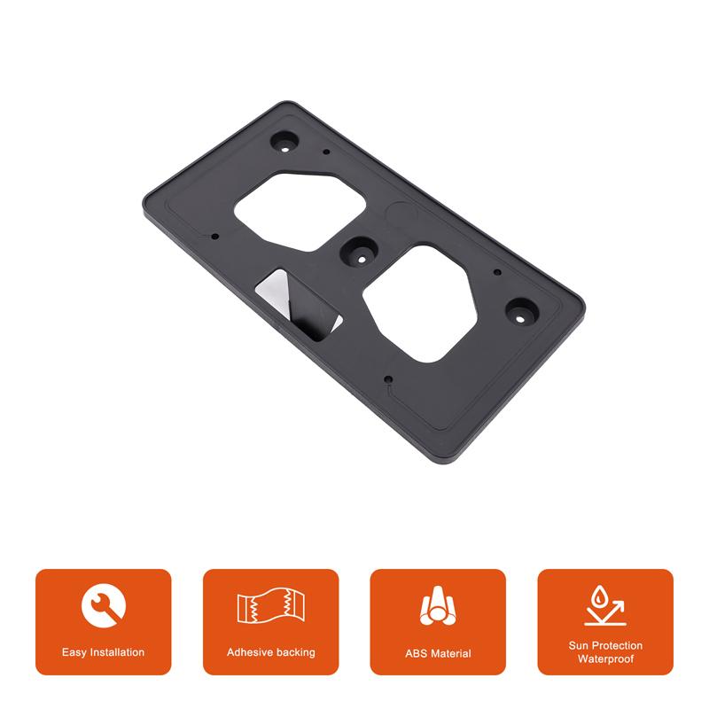 ABS plastic Front Bumper Tow Hook License Plate Mounting Holder Bracket Suitable for Honda CR-V 2017-2025 n version