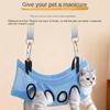 Pet Bathing Hammock Stand Foldable Dog Cat Grooming Drying Table Breathable Mesh Bath Helper for Small Pets