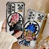 Cute cartoon anime Vegeta Blue Goku Phone Case for Samsung Galaxy A21s A52 A17 A26 A35 A36 A13 A24 A16 A15 A25 A33 Clear Cover