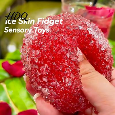 Wachbeere Quetschspielzeug Knackiger Stressball zur Angstlinderung Formbare Entspannung Hand-Sensorik-Spielzeug Formbare Eis Haut Knet-Fidget Linderung