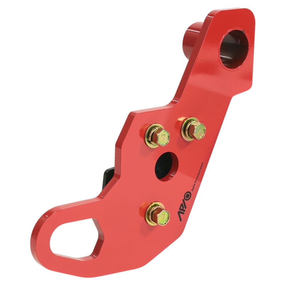 Apio Front Left Tow Hook for Vehicles with Tactical 9mm Thick [FL] Bumpers, [JB64, JB74] Yellow, 3070-36L