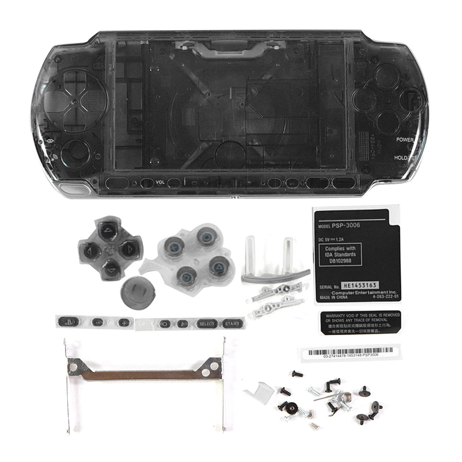 

Сменная крышка прозрачный корпус для PSP3000 игровые аксессуары игровой консоли ремонт чехол оболочка с кнопками винты фиолетовый