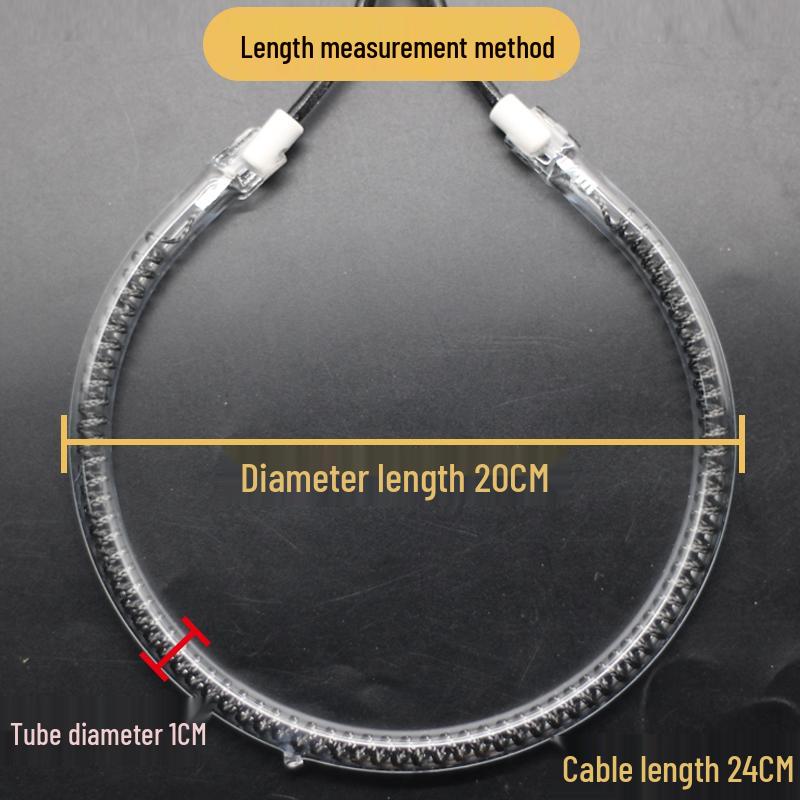 Halogen Air Fryer Carbon Fiber Heating Tube for Universal Oven and Barbecue