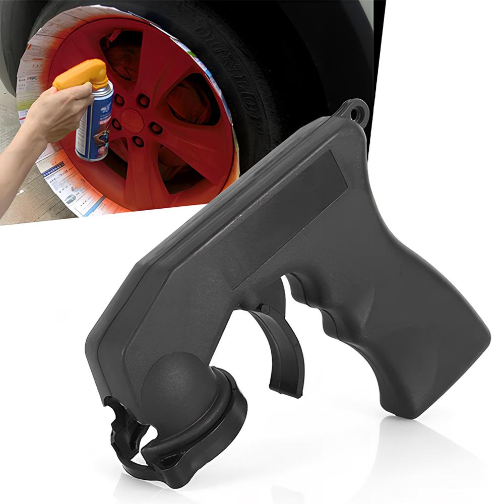 Spray Adapter Paint Care Aerosol Film Gun Handle Full Grip Trigger Maintenance Tools Locking Ring Automotive Parts Convenient