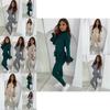 Stylish Women's Ladies Fine Ribbed Frill Peplum Button Loungewear Suit Tracksuit Set For Cozy Comfort