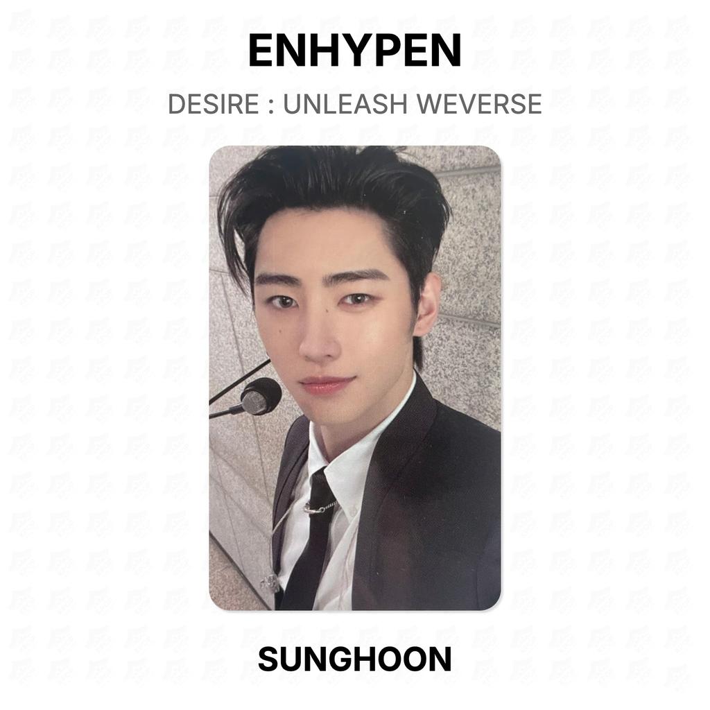 ENHYPEN DESIDERIO : UNLEASH WEVERSE Fotocarta Ufficiale