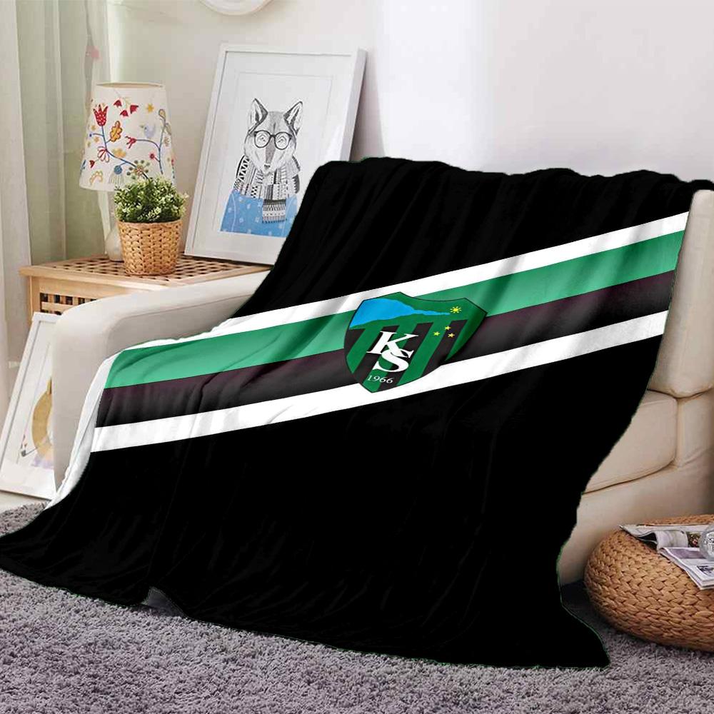 Kocaelispor Print Flannel Blanket High Quality Warm Comfortable Cover for All Seasons Perfect for Gifts Home Decor