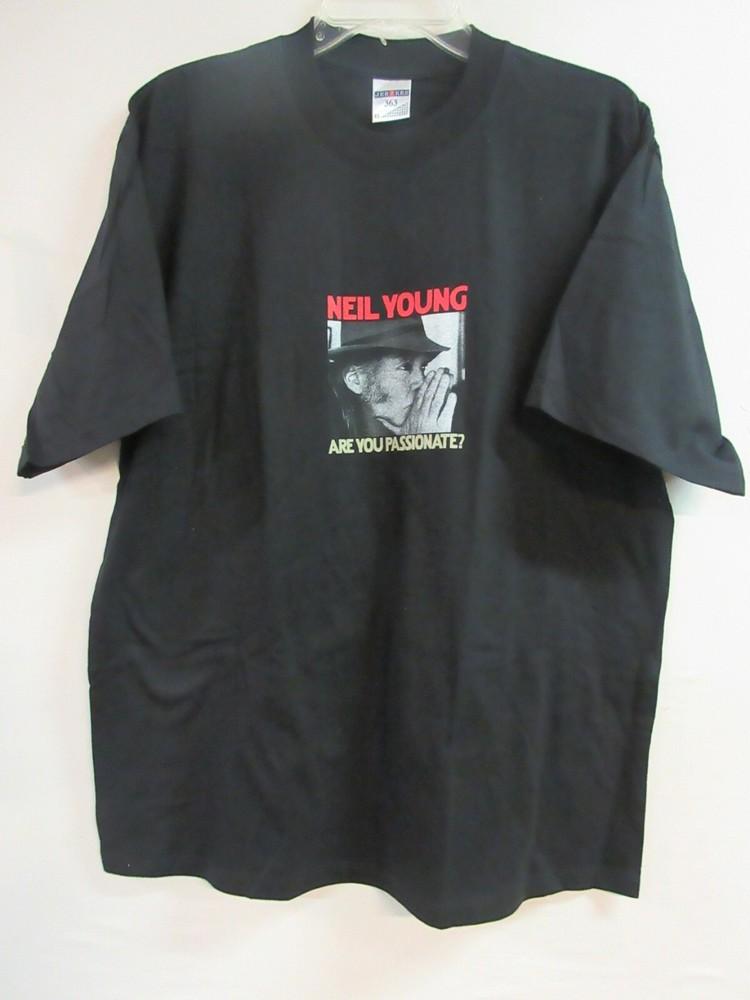 NEIL YOUNG OFFICIAL MERCH ARE YOU PASSIONATE? CONCERT MUSIC SHIRT EXTRA LARGE Unisex T-Shirt S