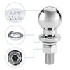 M22 50Mm 3.5T Tow Ball Head Tow Ball Hitch Mount Tow Ball Coupling For Trailer RV Caravan Parts