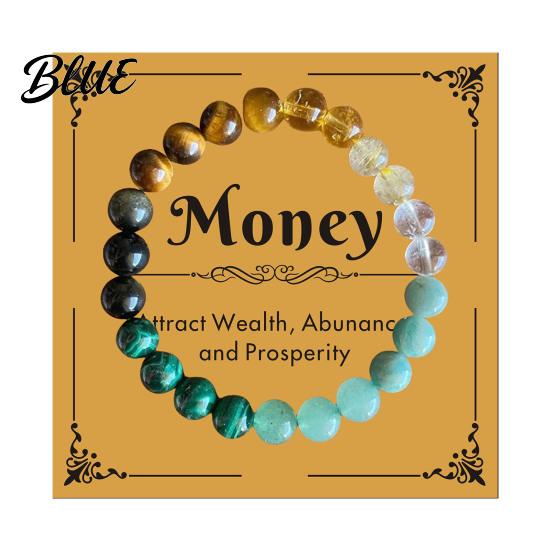 Eco-friendly Bracelet Sustainable Natural Faux Crystal Stretchy New Mom Gift