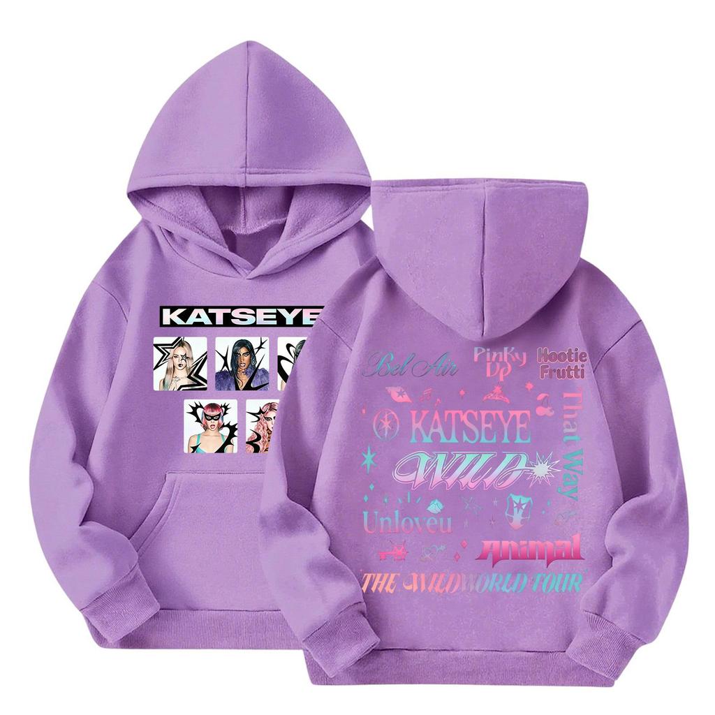 Unisex Kids Long Sleeve Printed Pullover Hoodie, Comfortable Casual Top for Boys and Girls