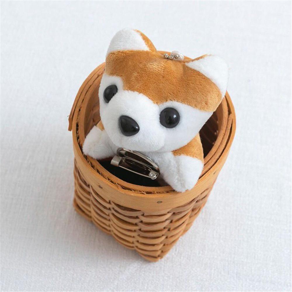 4 Colori 7CM Cotone PP Peluche Riempito Cane, Decorazione Spilla Bambini Carino Peluche Regalo