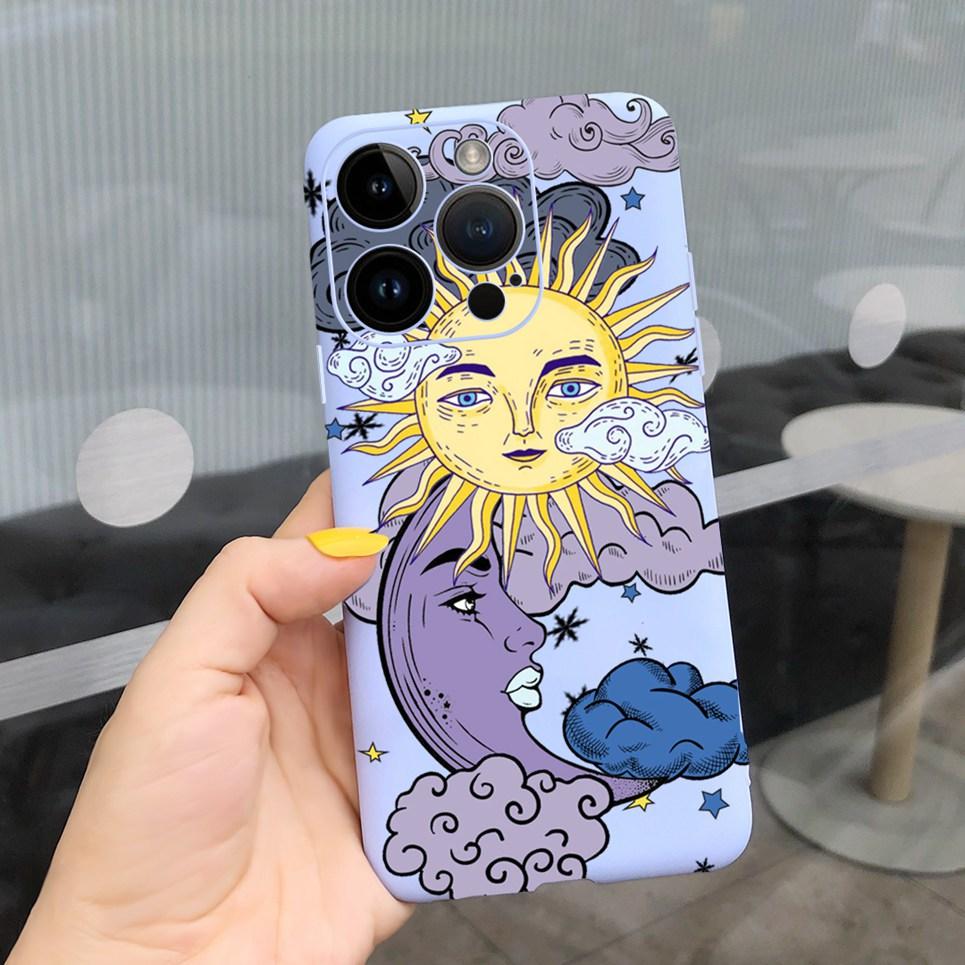 Cases For iPhone 14 Pro Max Case Apple iPhone 14 Pro 14Plus Astronaut Dragon Cool Style Back Cover Matte Ultra Soft Sikilly Capa