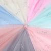 1.6x1M Soft Glitter Galaxy Silver Dot Sequins Tulle Fabric for Dress Shirts Decor Sewing Material Red Blue White Pink Black