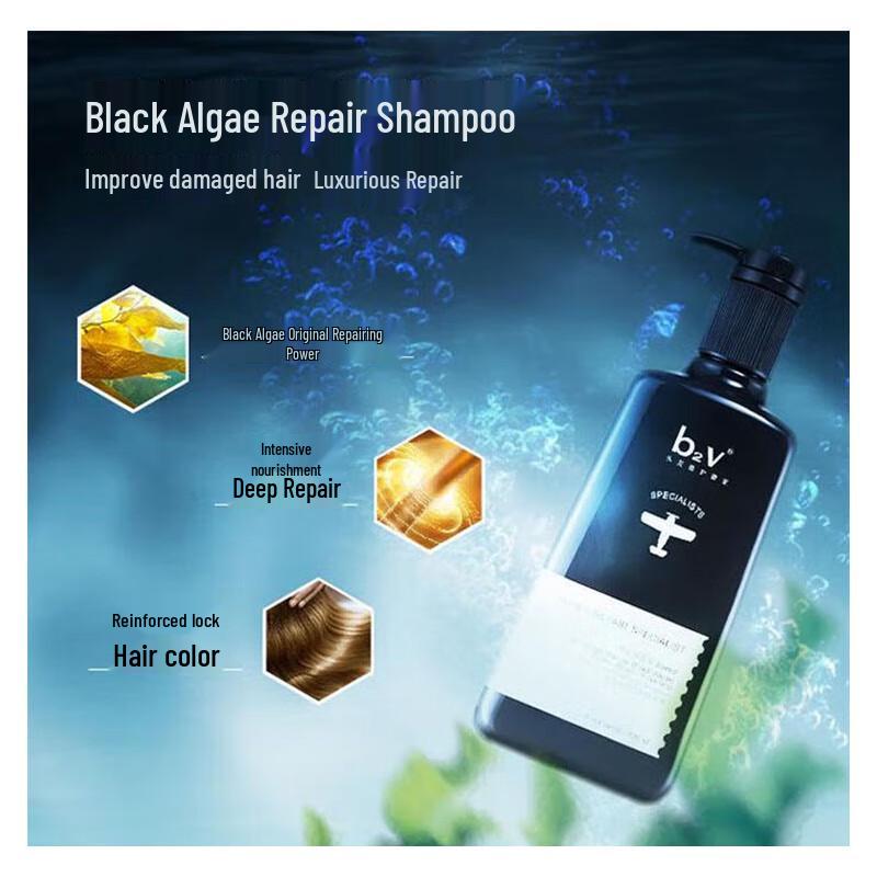 b2v Black Algae Silky Repair Shampoo