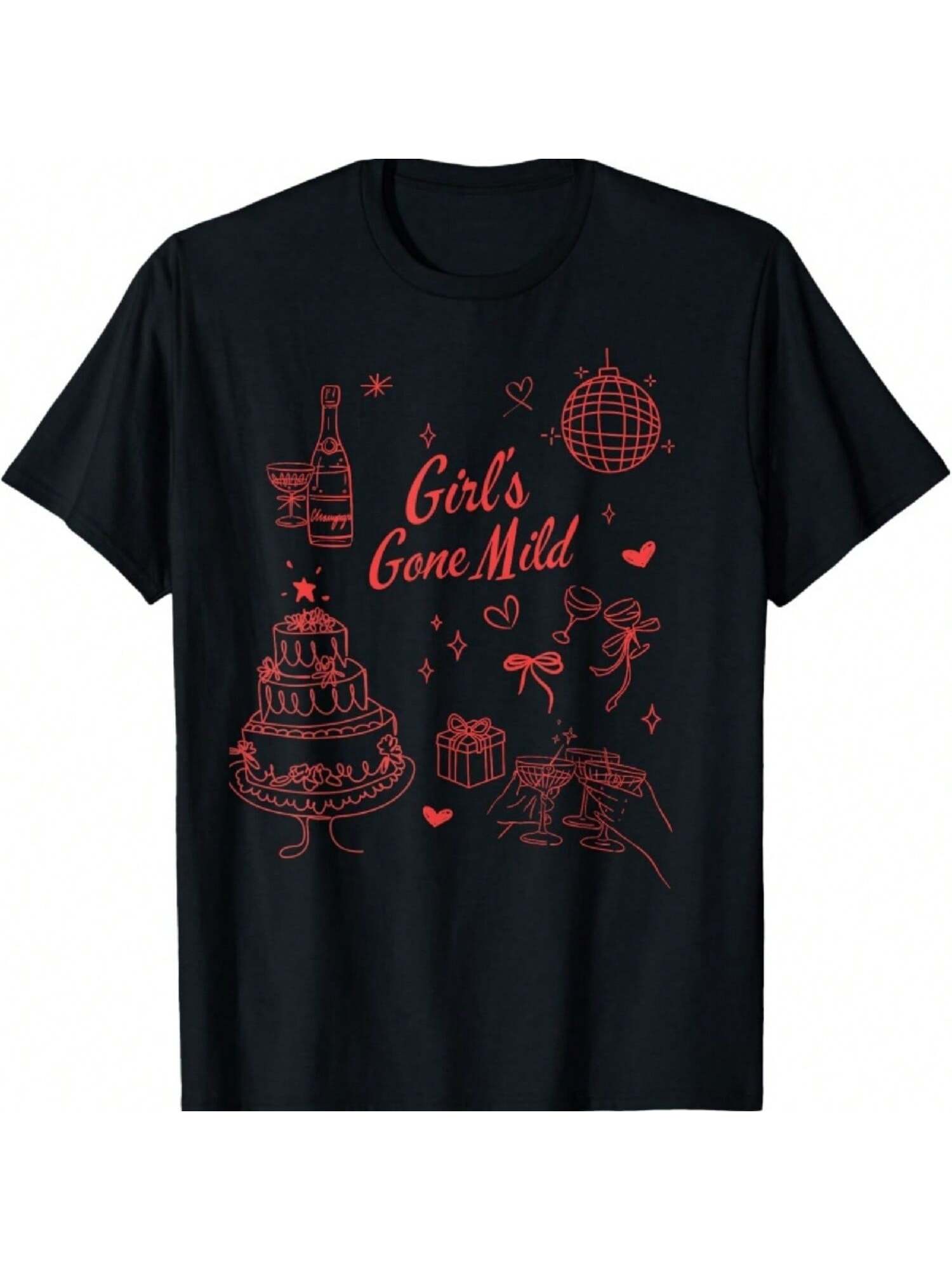 Girls Gone Mild Bachelorette Spa Slumber Bachelorette Party T-Shirt2 S разноцветный