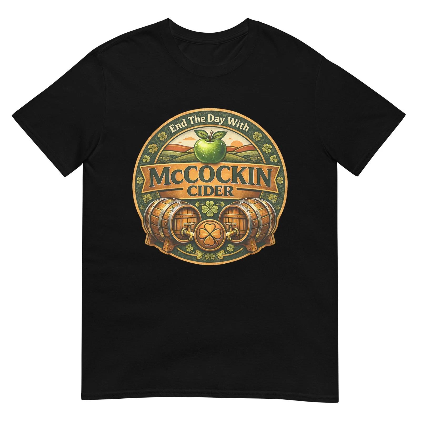 McCockin Cider McCain Funny St Patrick’s Day Adult Humor T-Shirt S