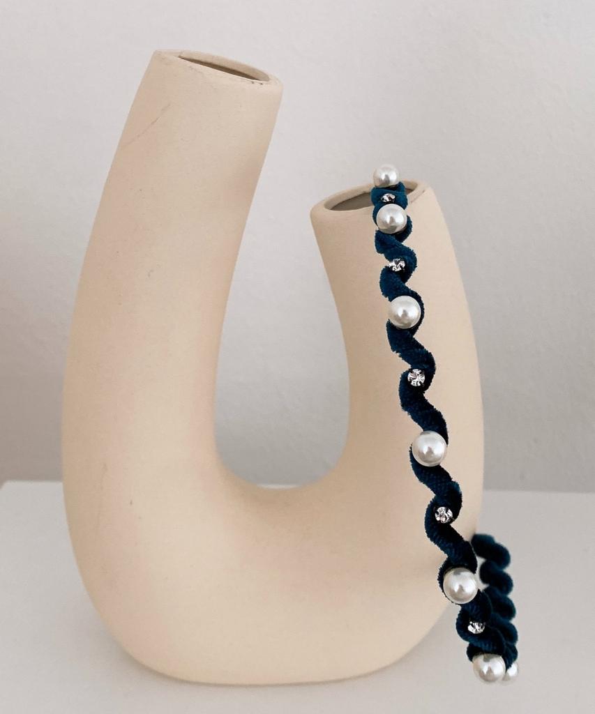 Lilykori Pearl Blue Hair Band