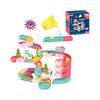 DIY Track Ball Sliding Bath Toys Duckling Music Water Toys 72pcs