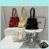 Stylish Large Capacity Tote Bag For Women In Black White Yellow Red Silver For 2024 Summer