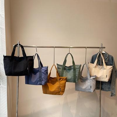 Einfache literarische Stofftasche, Damen-Arbeits-Tragetasche, lässige Umhängetasche mit großem Fassungsvermögen