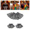 Clown Roleplay Cosplay Costume Outfit Halloween Clown Dressing Up Set Clown Collar Clow Gloves Hand Sleeves