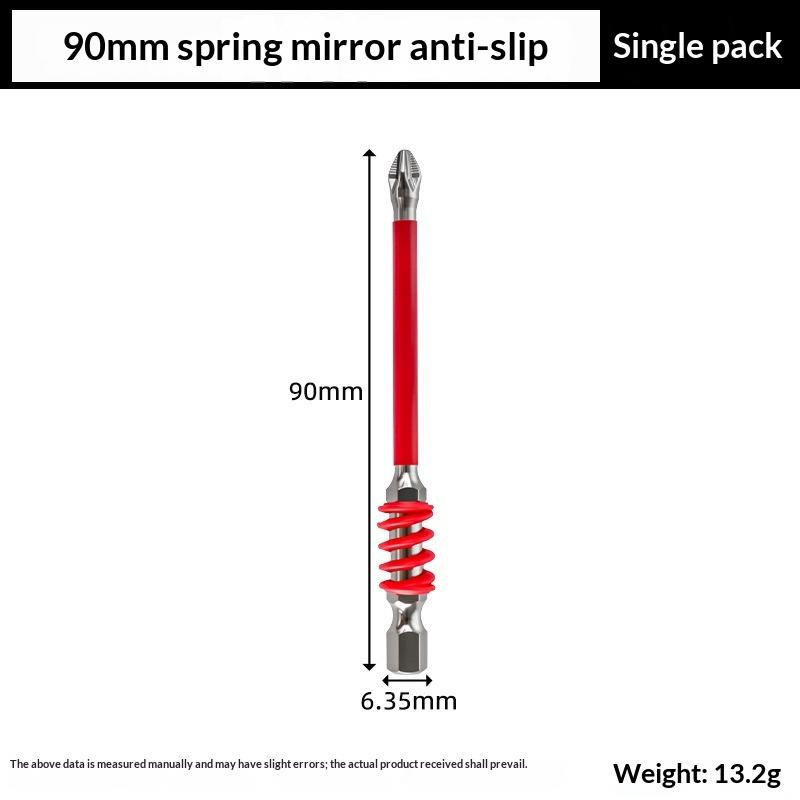 Magnetic Anti Slip High Hardness Screwdriver Bit Set With Multiple Sizes And Storage Case Perfect For Home Repair Woodworking