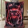 Gaming Controller with Colorful Splatter Theme blanket Lightweight Warm Flannel Blanket Decorative Throw Blanket for Home Decoration