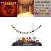 Festive Paper Flag Banners For Halloween With Adorable Pumpkin And Cartoon Designs