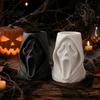 PLA Plastic Container Halloween Ghost Face Candy Bucket, 3D Printed Trick or Treat Snack Holder, Unique Figurine Bowl Spooky Screaming Desktop