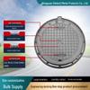 Heavy Duty Cast Iron Ductile Manhole Cover with Seat for Sewer, Rainwater, Sewage, and Valve Wells