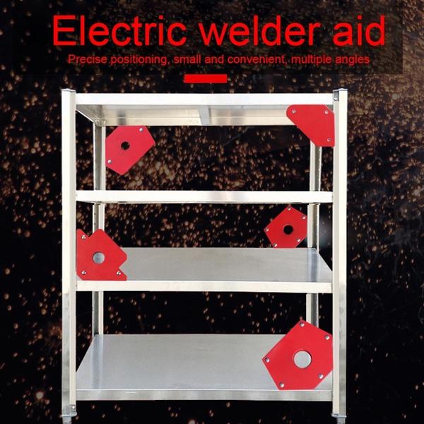 1/2/4/6 PCS 9LB Angle Soldering Locator Magnetic Magnet Corner Arrows Welder Welding Holder 45/90/135 Degree Angle Soldering Fixing Tool