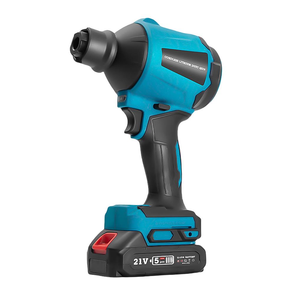 

Cordless Brushed High Speed Blower 100000r/min Rechargeable Air Blower Multifunction Inflator Dust Blower for Makita 18V Battery