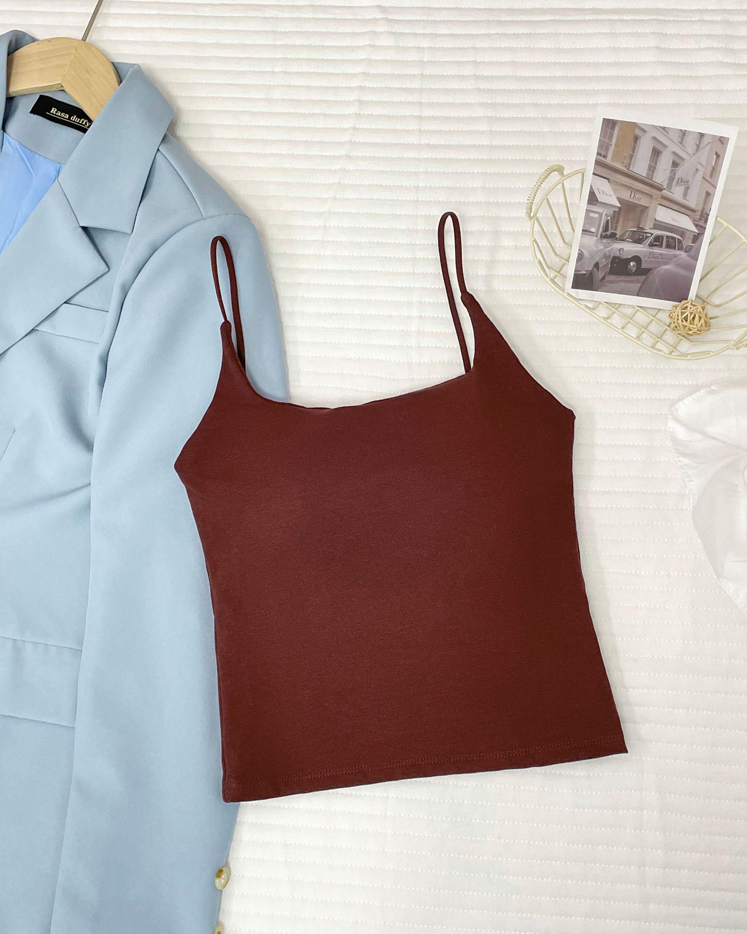 

Жіночий приталений жилет осінь/зима середньої довжини на грудях із пісковим кольором лісу One Size червоний/глибокий