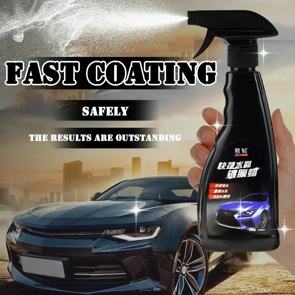 550 ml Car Ceramic Leštící lak Vosk Krystalové pokovování Spray Sealant Top Coat Rychlý Nano-Coating Vosk Autolakování Vodotěsný prostředek