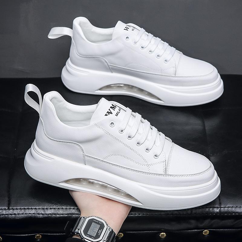 Trendy men's shoes, new boys niche board shoes, trendy air cushion little white shoes, simple and versatile, Douyin has the same style in stock.
