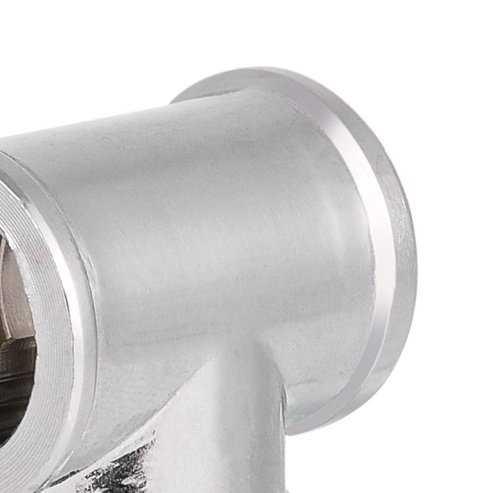 3 Way T Shape Fitting Silver Tube Connector durable Water Cooling Fitting  Water Cooling Systems