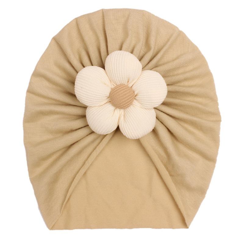 Autumn New Children's Imitation Cotton Pullover Hat, Baby Creative Comfortable Breathable Flower Hat, Baby Hat