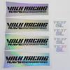 Wholesale JDM Car Wheel Stickers VOLK RACING RAYS TE37SL Fluorescent & Reflective TE37 SL Sport Rim Sticker Decal Accessories
