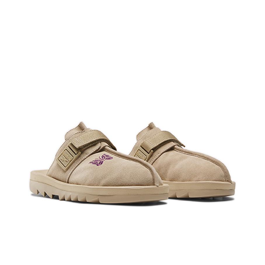 Needles X Reebok Beatnik Slides Canvas Unisex Sneakers Tan Extreme-Purple 100207687