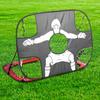 2-in-1 Folding Soccer Goal - Versatile Portable for Outdoor Training