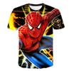 Fashionable Men's Spider Man 3d Printed T-Shirt Superhero Battle Posture 3d Printed Summer Trend Short Sleeved Tee Tops Clothing