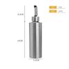 New No-Drip Stainless Steel Oil Bottle Cylindrical Heat Resistant Vinegar Spray Oil Sprayer Press Type Condiment Jar Kitchen