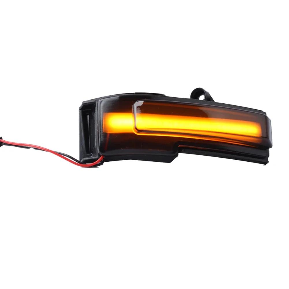Dynamic Side Mirror Lights Auto LED Mirror Signal Black Smoked Sequential Lights Direct Installation Non-deformed