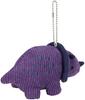 Skater Triceratops Dinosaur Plush Mascot Keychain Ball Chain ZNKH1-A