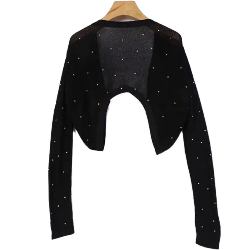 Elegant Curved Design Summer Cardigan: Breathable, Lightweight, Trendy Sun Protection Vest