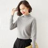 Autumn and Winter Woolen Women's Half-turtleneck Bottoming Shirt Sweater Solid Color Sweater Women's Plus Size