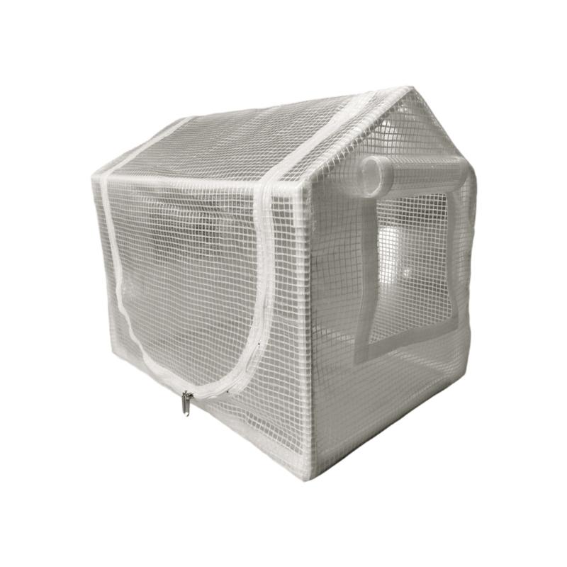 

Portable PVC Garden Tent Winter Proof Plant Cover Featuring Six Sided Designs Easy Assembly Storage S