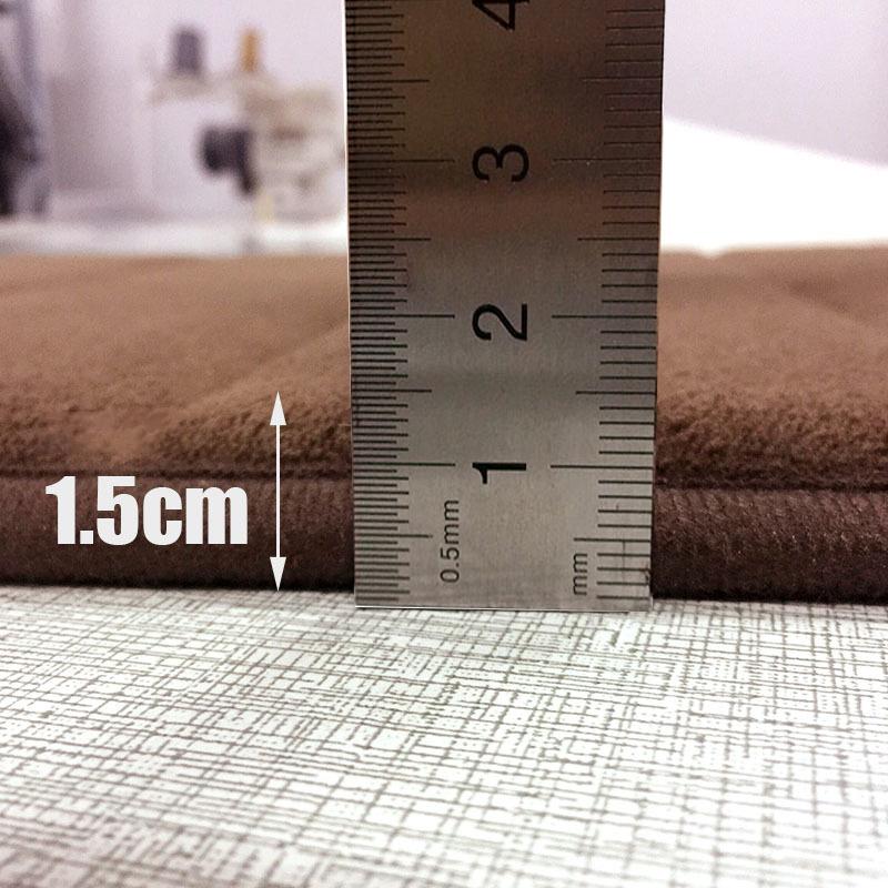 1.5CM Thick Carpet For Bathroom Soft Coral Fleece Absorbent Anti-slip Silica Foot Mat Living Room Bedroom Floor Mat 3 Piece/set