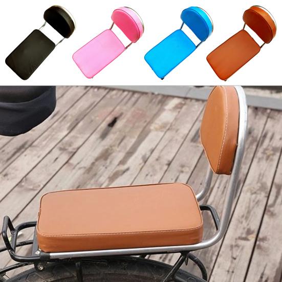 Fahrrad-Rücksitzkissen mit Rückenlehne, wasserdicht, einfache Installation, universelles, weiches, dickes Schwamm-Sitzkissen